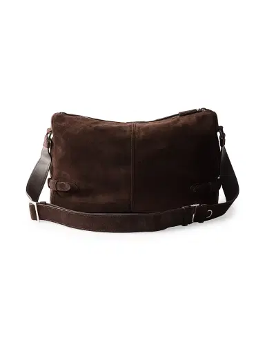 Prada Men's Suede Shoulder Bag | Thumbnail 3