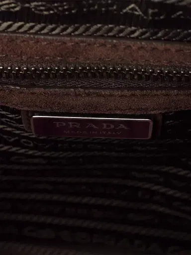 Prada Men's Suede Shoulder Bag | Thumbnail 6