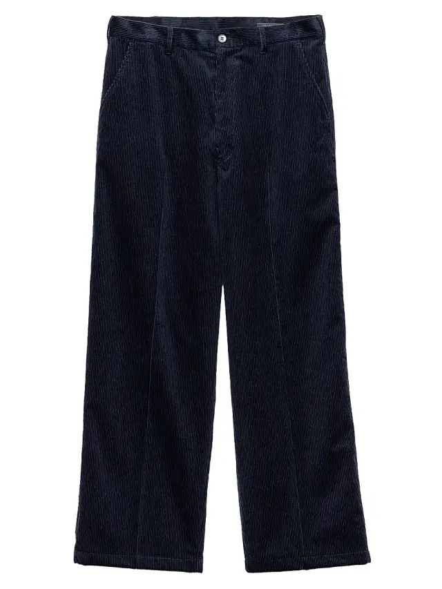 Men's Cashmere and Cotton Corduroy Pants - Blue