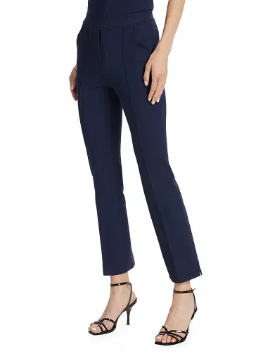 Chiara Boni La Petite Robe Women's Nuccia Stretch Jersey Crop Pants | Thumbnail 4 Chiara Boni La Petite Robe Women's Nuccia Stretch Jersey Crop Pants | Thumbnail 4