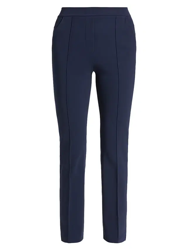 Chiara Boni La Petite Robe Women's Nuccia Stretch Jersey Crop Pants - Navy