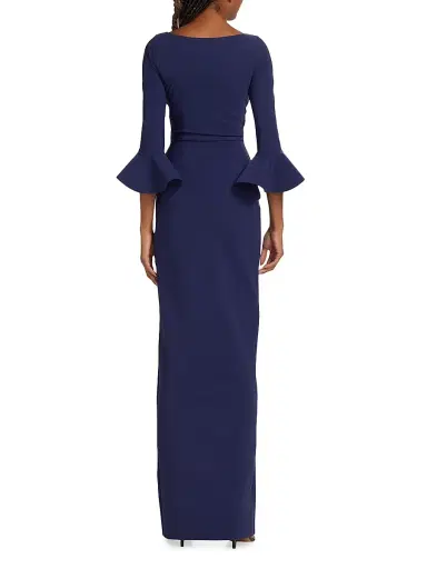 Chiara Boni La Petite Robe Women's Zalfa Ruched Gown - Iris - Size 6 | Thumbnail 5 Chiara Boni La Petite Robe Women's Zalfa Ruched Gown - Iris - Size 6 | Thumbnail 5