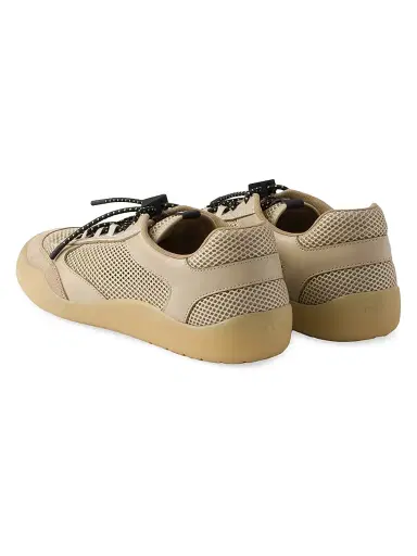 Prada Women's Speedrock Mesh Fabric Sneakers - Beige Khaki - Size 11 | Thumbnail 2 Prada Women's Speedrock Mesh Fabric Sneakers - Beige Khaki - Size 11 | Thumbnail 2