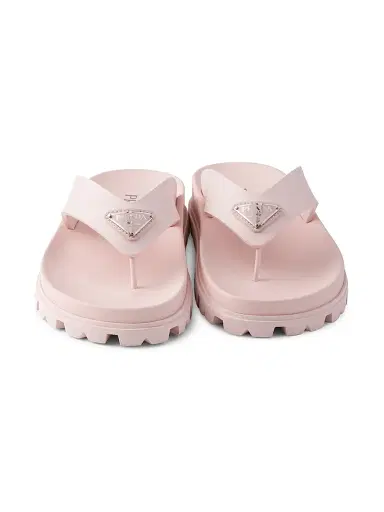 Prada Women's Rubber Thong Sandals - Pink - Size 6 | Thumbnail 2 Prada Women's Rubber Thong Sandals - Pink - Size 6 | Thumbnail 2