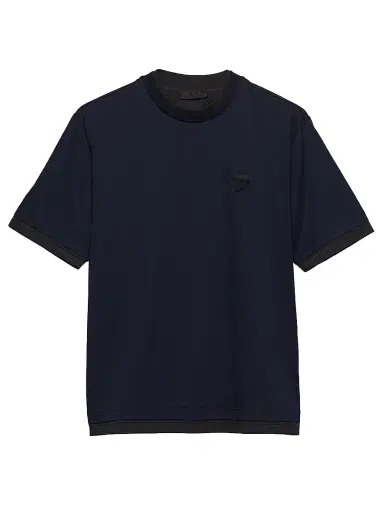 Prada Men's Cotton T-Shirt - Blue - Size XL | Thumbnail 1 Prada Men's Cotton T-Shirt - Blue - Size XL | Thumbnail 1
