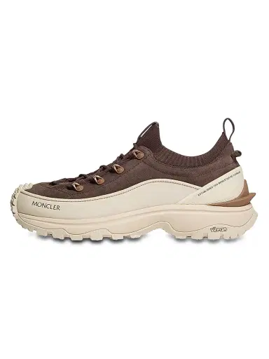 Moncler Men's Trailgrip Lite3 Sneakers in Nubuck & Suede - Brown - Size 12 | Thumbnail 3