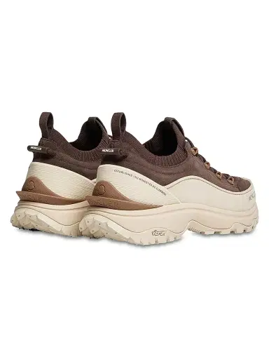 Moncler Men's Trailgrip Lite3 Sneakers in Nubuck & Suede - Brown - Size 12 | Thumbnail 4