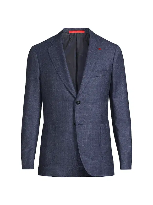 Men's Unito Soft Summer Delain Jacket - Blue Medio