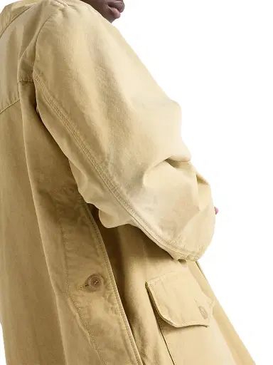 Prada Men's Cotton Blouson Jacket - Beige Khaki | Thumbnail 6 Prada Men's Cotton Blouson Jacket - Beige Khaki | Thumbnail 6