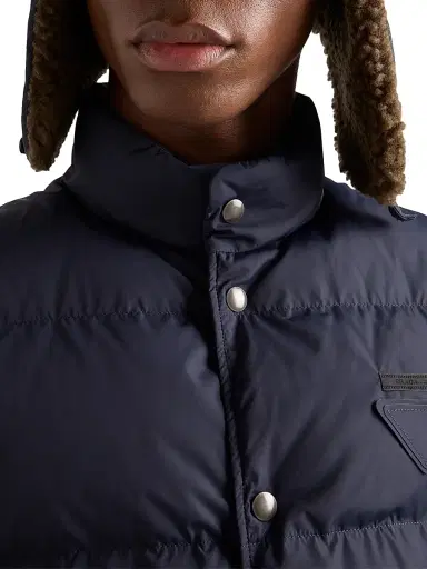 Prada Men's Re-Nylon Puffer Vest - Blue | Thumbnail 5