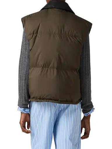 Miu Miu Women's Technical Pongé Down Vest | Thumbnail 3 Miu Miu Women's Technical Pongé Down Vest | Thumbnail 3