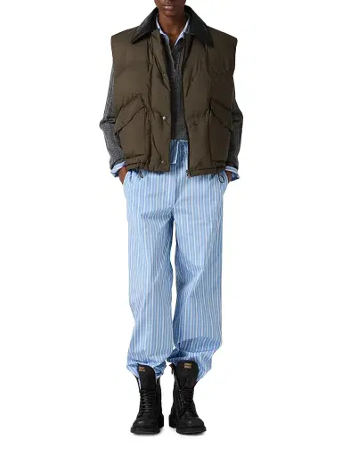Miu Miu Women's Technical Pongé Down Vest | Thumbnail 6 Miu Miu Women's Technical Pongé Down Vest | Thumbnail 6