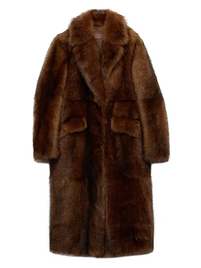 Prada Women's Shearling Coat - Brown