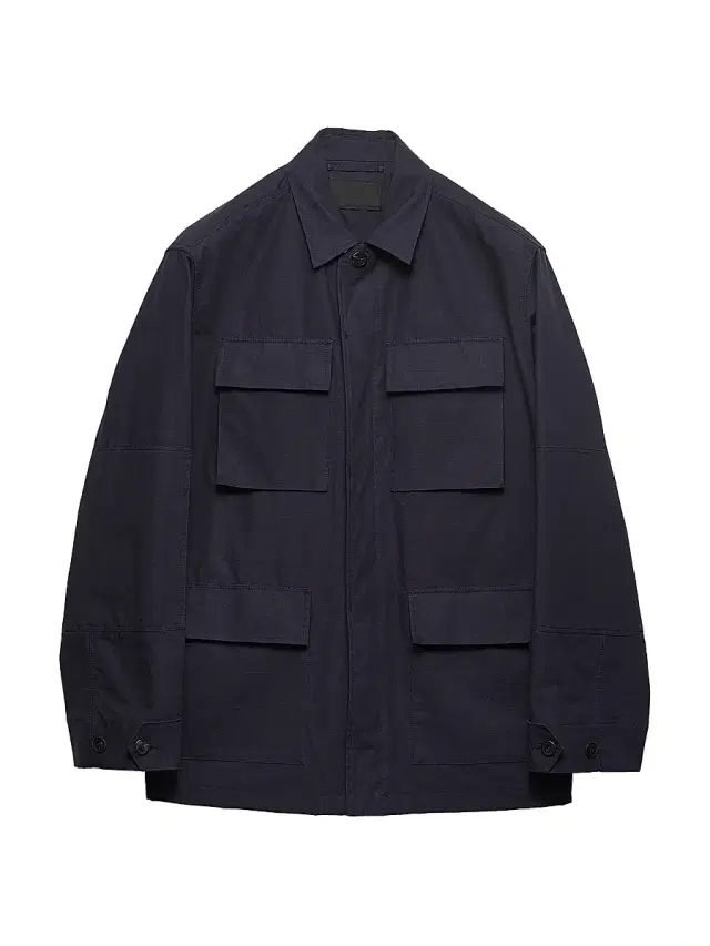 Men's Cotton Safari Jacket - Blue