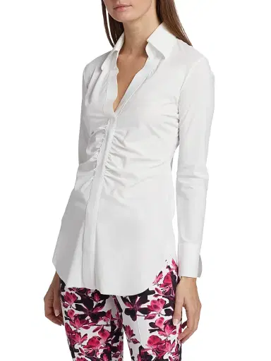 Chiara Boni La Petite Robe Women's Shohreh Ruched Top | Thumbnail 4
