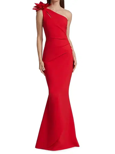 Chiara Boni La Petite Robe Women's Gosia One-Shoulder Gown - Passion - Size 18 | Thumbnail 2 Chiara Boni La Petite Robe Women's Gosia One-Shoulder Gown - Passion - Size 18 | Thumbnail 2