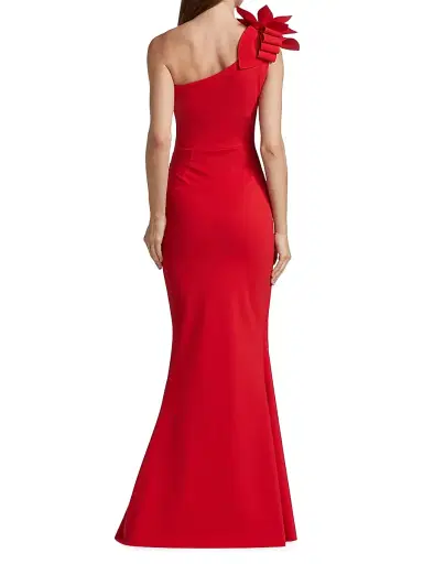 Chiara Boni La Petite Robe Women's Gosia One-Shoulder Gown - Passion - Size 18 | Thumbnail 5 Chiara Boni La Petite Robe Women's Gosia One-Shoulder Gown - Passion - Size 18 | Thumbnail 5