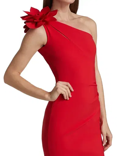Chiara Boni La Petite Robe Women's Gosia One-Shoulder Gown - Passion - Size 18 | Thumbnail 6 Chiara Boni La Petite Robe Women's Gosia One-Shoulder Gown - Passion - Size 18 | Thumbnail 6