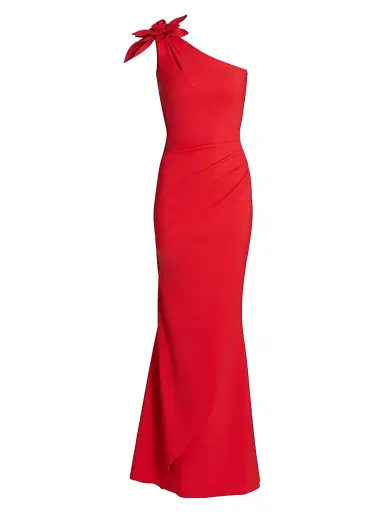 Chiara Boni La Petite Robe Women's Gosia One-Shoulder Gown - Passion - Size 18 | Thumbnail 1 Chiara Boni La Petite Robe Women's Gosia One-Shoulder Gown - Passion - Size 18 | Thumbnail 1
