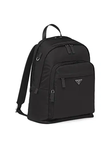 Prada Men's Re-Nylon and Saffiano Leather Backpack | Thumbnail 3