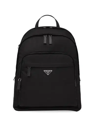 Prada Men's Re-Nylon and Saffiano Leather Backpack | Thumbnail 1