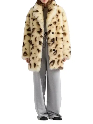 Prada Women's Shearling Coat - Beige Multi | Thumbnail 6 Prada Women's Shearling Coat - Beige Multi | Thumbnail 6