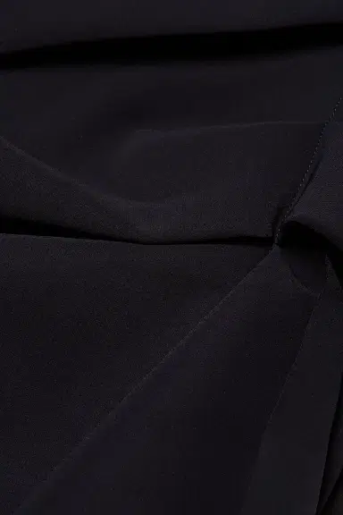 Chiara Boni La Petite Robe Women's Halter Ruffle Midi Dress - Black - Size 18 | Thumbnail 7