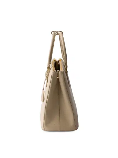 Prada Women's Large Galleria Saffiano Leather Top Handle Bag - Beige Khaki | Thumbnail 4 Prada Women's Large Galleria Saffiano Leather Top Handle Bag - Beige Khaki | Thumbnail 4