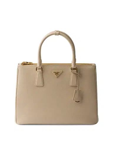 Prada Women's Large Galleria Saffiano Leather Top Handle Bag - Beige Khaki | Thumbnail 1 Prada Women's Large Galleria Saffiano Leather Top Handle Bag - Beige Khaki | Thumbnail 1