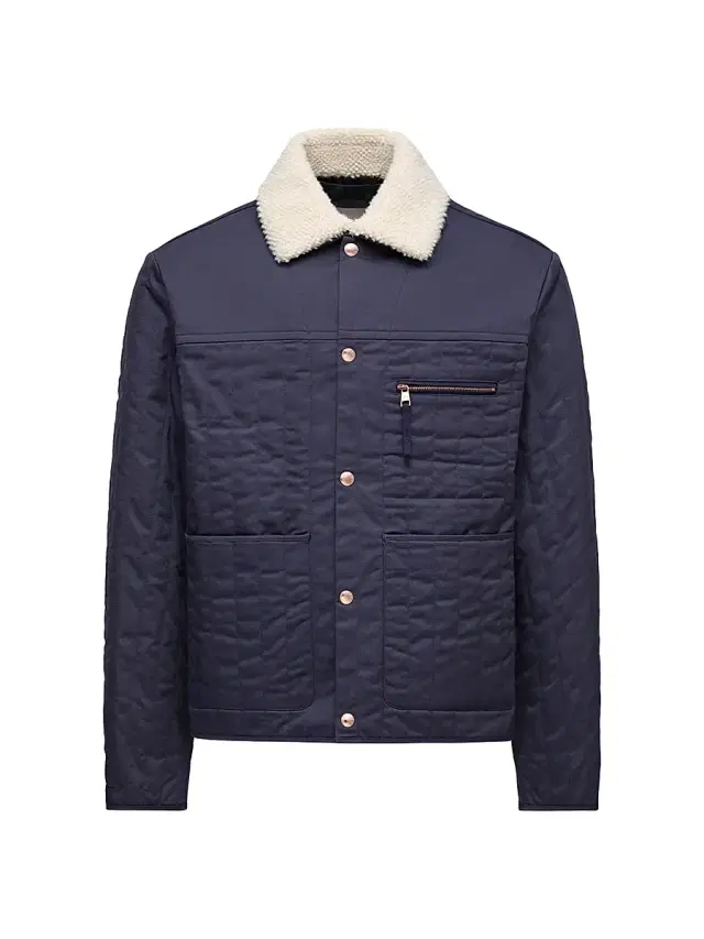 Moncler Genius Men's Moncler x Gilga Farm by Donald Glover Kishus Down-Filled Shacket - Navy Blue