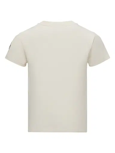 Moncler Little Girl's & Girl's Crew Neck T-Shirt in Cotton - White - Size 12 | Thumbnail 2
