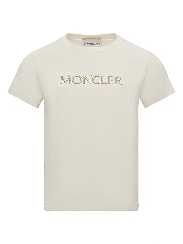Little Girl's & Girl's Crew Neck T-Shirt in Cotton - White