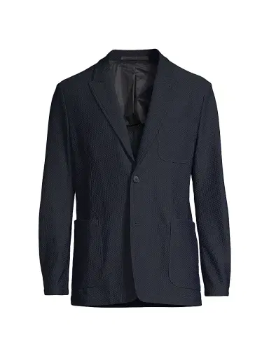 Giorgio Armani Men's Peak-Lapel Two-Button Blazer | Thumbnail 1 Giorgio Armani Men's Peak-Lapel Two-Button Blazer | Thumbnail 1