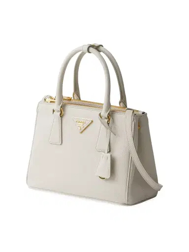 Prada Women's Small Galleria Saffiano Leather Top Handle Bag - Cream | Thumbnail 2
