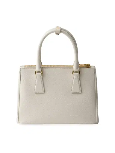 Prada Women's Small Galleria Saffiano Leather Top Handle Bag - Cream | Thumbnail 3