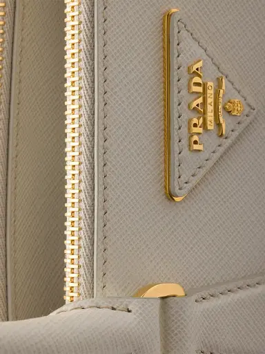 Prada Women's Small Galleria Saffiano Leather Top Handle Bag - Cream | Thumbnail 6
