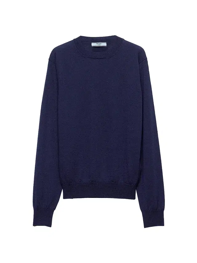 Women's Cashmere Crewneck Sweater - Blue