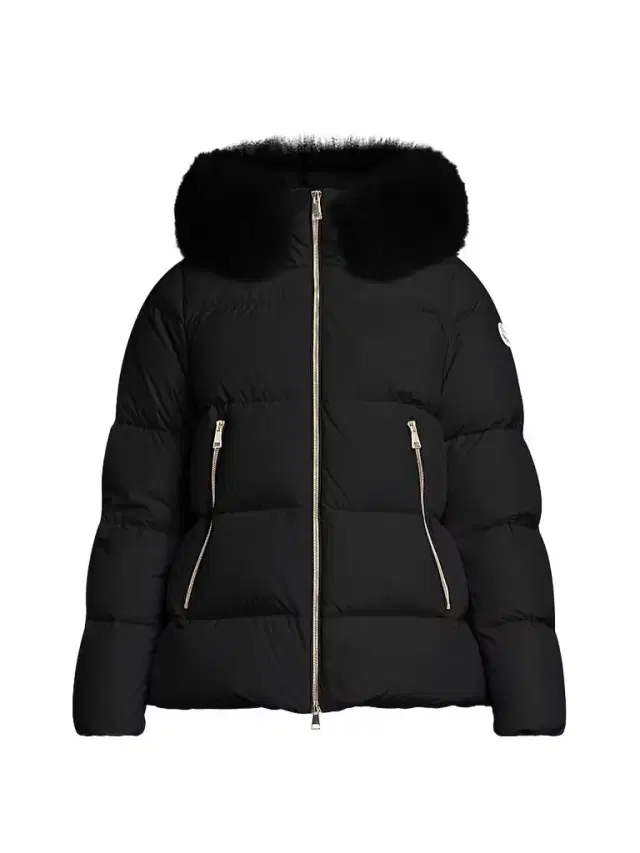 Moncler Women's Laichefur Puffer Jacket - Black