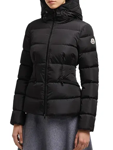 Moncler Women's Avoce Fitted Down Jacket - Black | Thumbnail 2