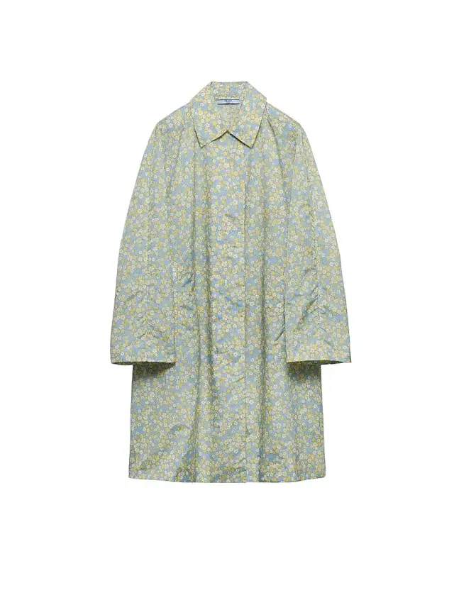 Prada Women's Printed Nylon Raincoat - Yellow