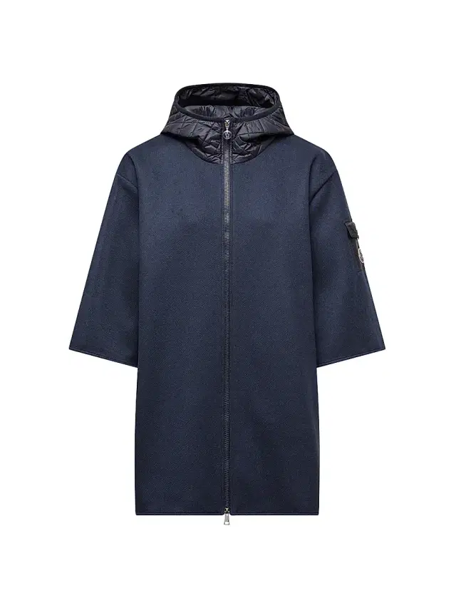 Women's Cape in Wool - Dark Blue