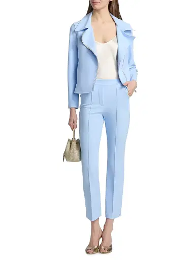Chiara Boni La Petite Robe Women's Nuccia Stretch Jersey Crop Pants | Thumbnail 2 Chiara Boni La Petite Robe Women's Nuccia Stretch Jersey Crop Pants | Thumbnail 2