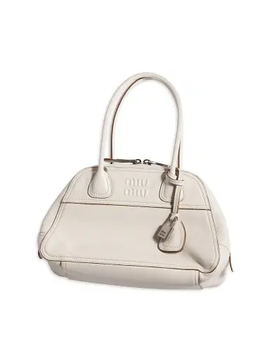 Miu Miu Women's Vivant Leather Top Handle Bag | Thumbnail 5 Miu Miu Women's Vivant Leather Top Handle Bag | Thumbnail 5