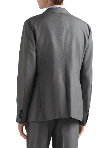 Prada Men's Single-Breasted Silk Suit - Grey - Size 40 | Thumbnail 4 Prada Men's Single-Breasted Silk Suit - Grey - Size 40 | Thumbnail 4