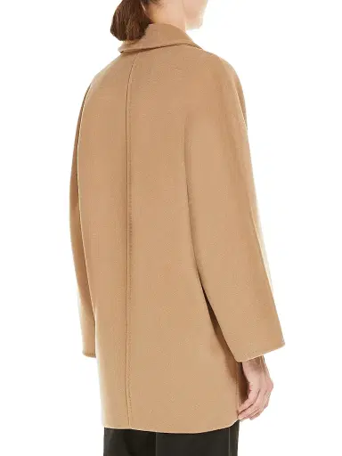 Max Mara Women's Short 101801 Icon Coat - Camel - Size 16 | Thumbnail 3