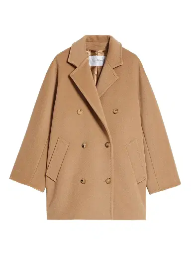 Max Mara Women's Short 101801 Icon Coat - Camel - Size 16 | Thumbnail 1