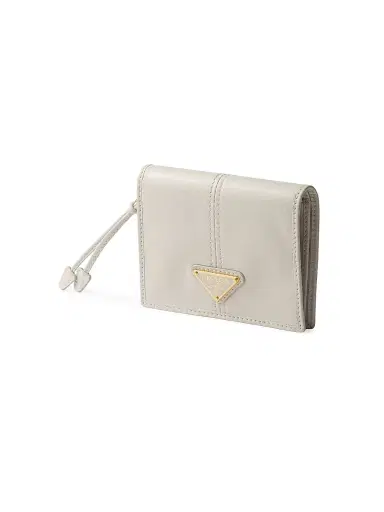 Prada Women's Leather Wallet - White | Thumbnail 4 Prada Women's Leather Wallet - White | Thumbnail 4