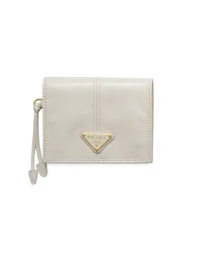 Prada Women's Leather Wallet - White | Thumbnail 1 Prada Women's Leather Wallet - White | Thumbnail 1