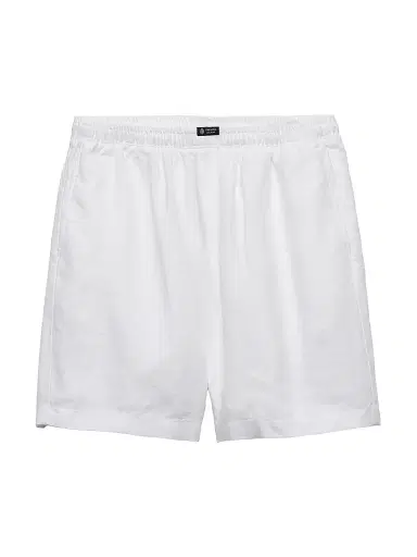 Prada Men's Linen Bermuda Shorts - White - Size XL | Thumbnail 1