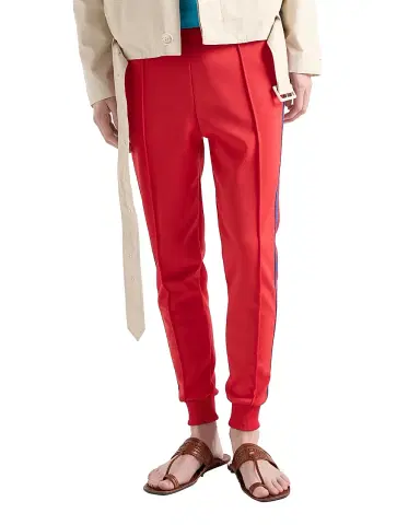 Prada Men's Technical Fabric Pants - Red | Thumbnail 3 Prada Men's Technical Fabric Pants - Red | Thumbnail 3